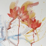 Flowers and Questions I (45x56 cm)